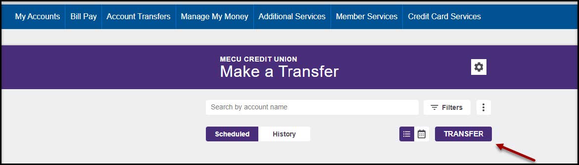 Make a Transfer Button